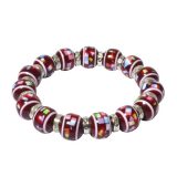 Mel’s Bracelet with Burgundy Beads – Multiple Myeloma Cancer