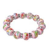 Special Edition Mel’s Bracelet with Pink Beads– Breast Cancer